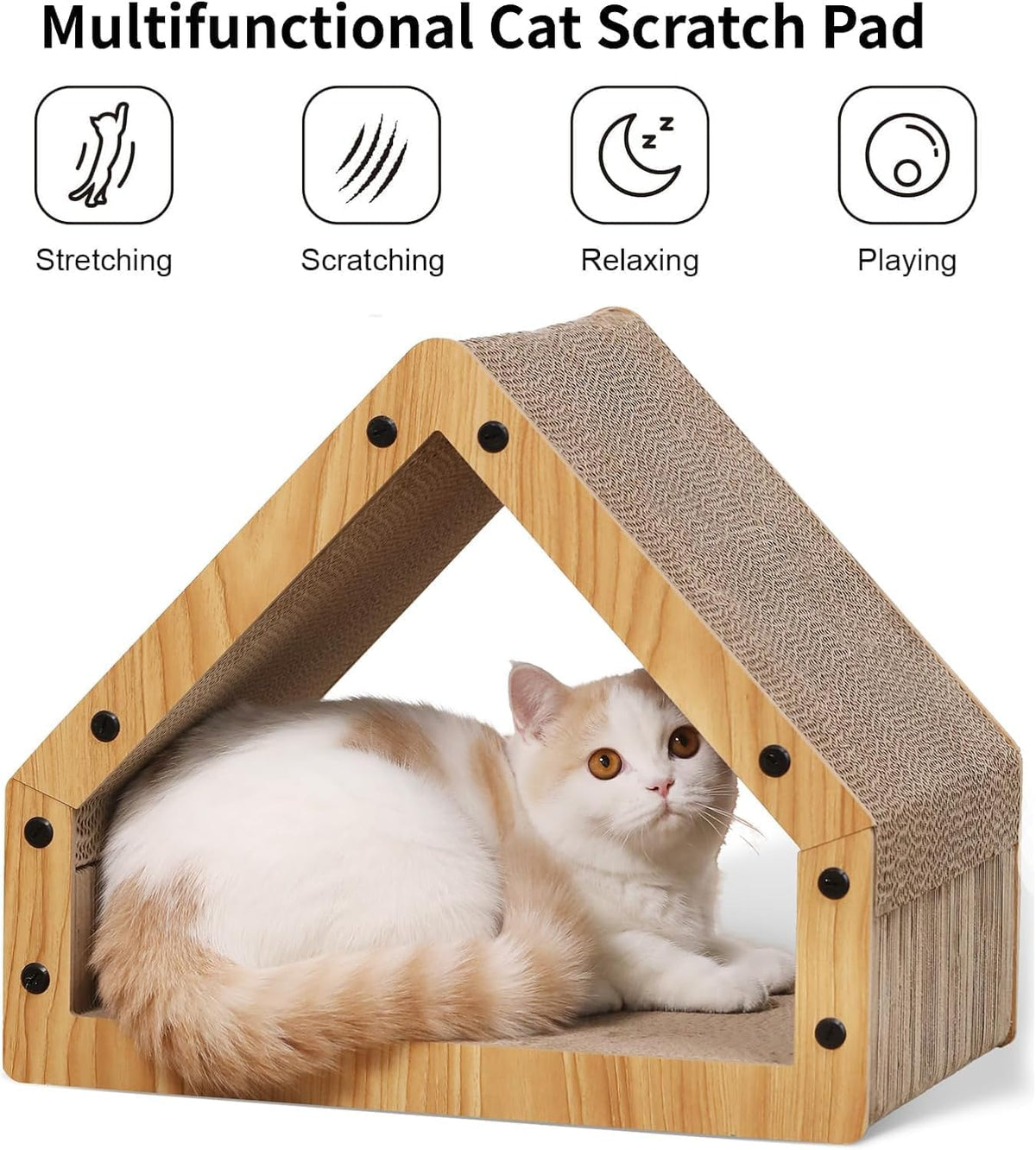 FUKUMARU Cat Scratcher House - Cat Scratcher House - image 3