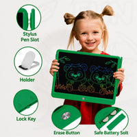 TEKFUN 15" LCD Writing Tablet for Kids - Green / 15 Inch - image 2
