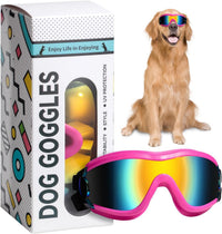 Dog Sunglasses Dog Goggles - Pink - Pack of 1