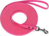 Wolfone Waterproof Dog Leash 10FT Long Line Training Leash for Dogs – Essentials for Dogs - 50ft x 0.52 IN / Pink