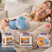 OSOCU purple stegosaurus microwavable plush, 16 inch weighted heating pad - view 19