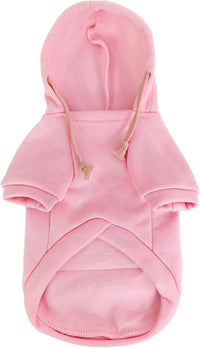 Dog Hoodies for Small Dogs with Zipper Pocket - Pink2 / X-Small - image 4