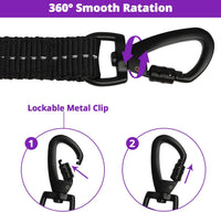 Long Dog Leash 15 FT: Heavy Duty Rope Leashes for Dogs Training - Purple / 15ft*1/2'' - image 4