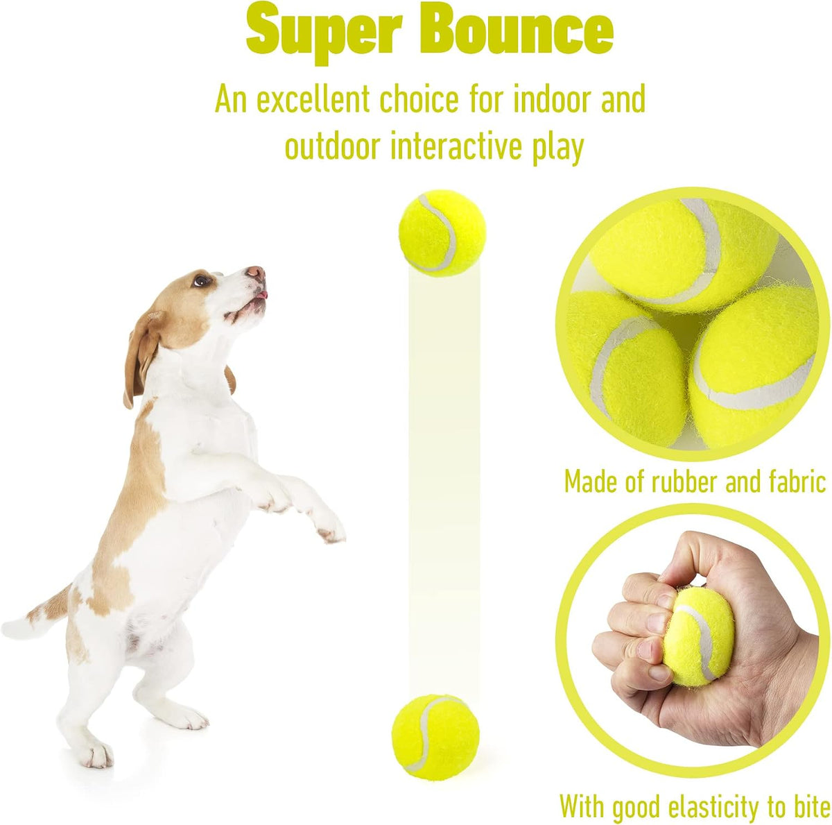 Pet Prime Automatic Dog Ball Thrower Launcher for Small and Medium - 2" Balls for Mini Launcher - image 2