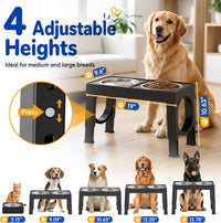 XIAZ Elevated Dog Bowls Large Breed Raised Dogs Bowl Stand - A-Black / Basic - image 2