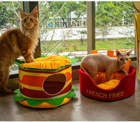 Hamburger French Fries Pet Bed - BIG FRENCHIES