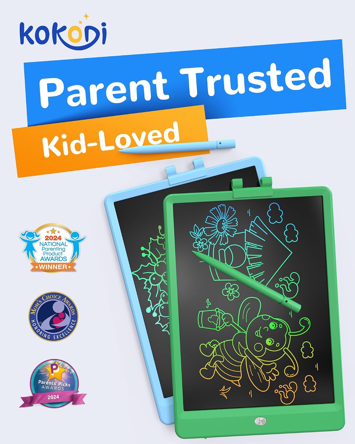 KOKODI LCD Writing Tablet - Green / 10in - image 2