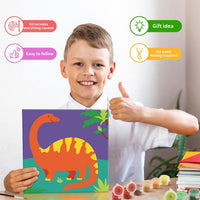 goldentime Kids Paint by Number Kits Including 6 Pre-Drawn Canvas - unicorn - image 4