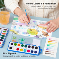 Shuttle Art 16 Colors Watercolor Paint Set Bulk - 16 Colors 15 Pack - image 3