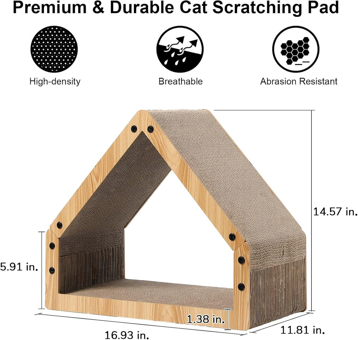 FUKUMARU Cat Scratcher House - Cat Scratcher House - image 2