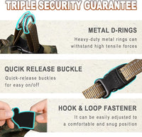 Dog Harness Step in Dog Vest Harness, Reflective Adjustable Puppy No Pull Harness Breathable Soft for Small and Medium Dogs Cats, Camo, S