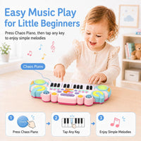 Toddler Piano Keyboard Toy, 24-Key Kids Piano for Ages 1-4 - image 3