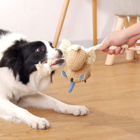Tug of War Dog Toy, Crinkle Dog Toys for Large Dog - Uni-Hippo - image 4