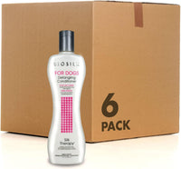 BioSilk for Dogs Silk Therapy Detangling Conditioner - 12 Fl Oz (Pack of 6)