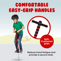 New Bounce Pogo Stick for Kids - Black & Red - image 3