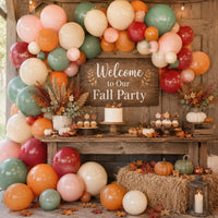 Pastel Balloons Whimsical Christmas Rainbow Colorful Birthday Balloon – Fun for Kids & Family - Brown Orange Dusty Pink - image 3