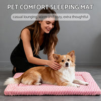 Dog Bed Mat, Reversible Crate Pad - 30"L*20"W*1.5"Th / Pink-1pc - image 4