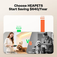 HEAPETS Dog Grooming Clippers, Low Noise, Electric Quiet - Green - image 2