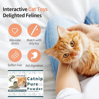 Premium Catnip for Cats & Kittens – Cold-Processed, High Potency Nepetalactone, 100% Pure Leaf-Only Catnip for Toys, Scratchers, Refills, Stimulates Play & Protects Furniture - 45g