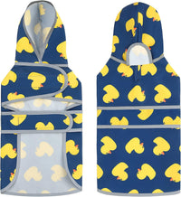 Dog Raincoat, Waterproof Dog Rain Jacket with Hood - Navy Blue Duck / X-Large - image 3