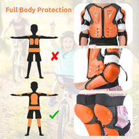 JUSTDOLIFE youth dirt bike gear set with chest protector, knee and elbow pads - view 15