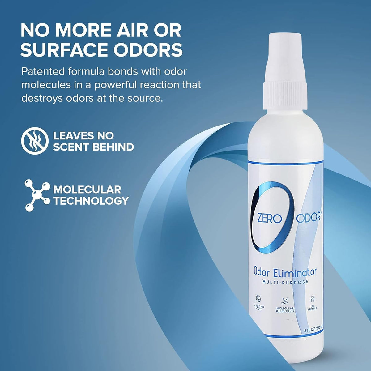 Zero Odor Multi-Purpose Odor Eliminator - 8 Fl Oz (Pack of 3) - image 3