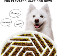 TOBYTO Slow Feeder Dog Bowls Large Medium Breed - White - image 3