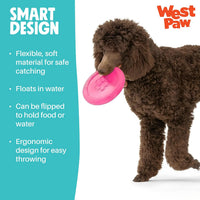 WEST PAW Zisc High-Flying Disc Dog Toy - Large / Teal / 1 - image 4