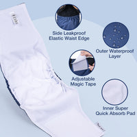 Pet Soft Dog Belly Band, Washable Dogs Belly Bands for Male Dogs - Classics / XX-Large(23''-26'') - image 2