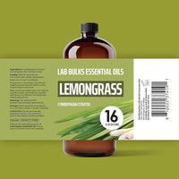 Lemongrass Essential Oil 2-Pack, 16oz Bottle, Bulk for Diffusers, Home, Care, Aromatherapy, Candles