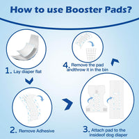 Disposable Dog Diaper Liners Booster Pads for Male & Female Dogs - XS-160Count - image 2