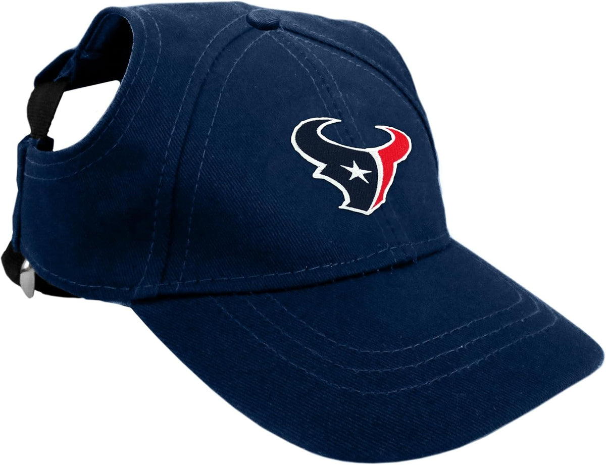 Littlearth NFL San Francisco 49ers Pet Baseball Hat, Team Color - Medium / Houston Texans