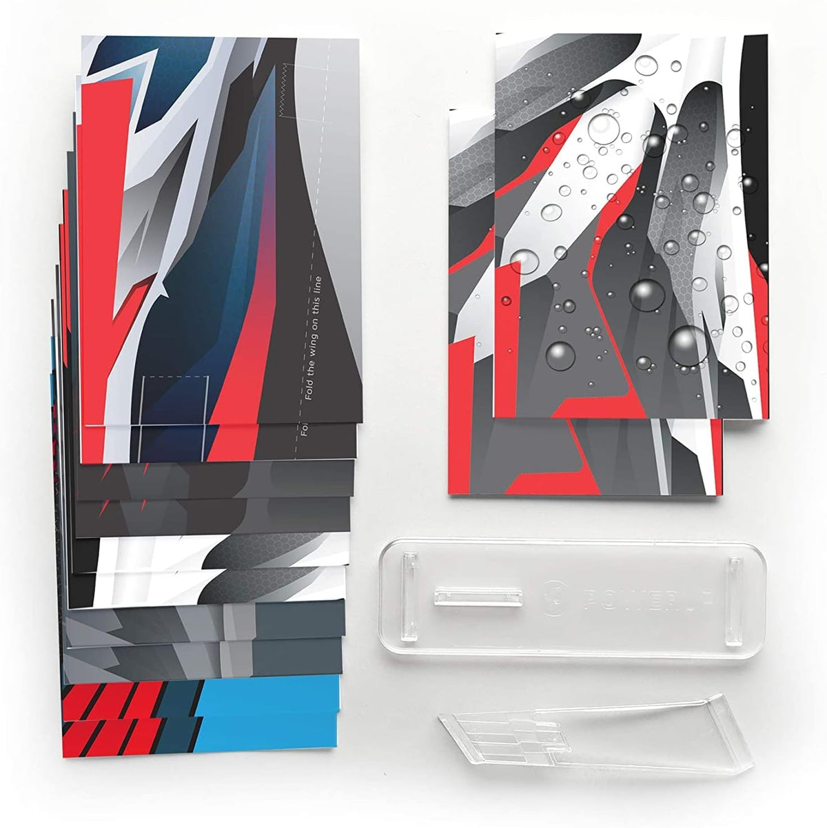 12 Color Paper Airplane Templates for POWERUP 4.0 2.0 Paper Plane - letter/a4 (Pack of 2) - image 2