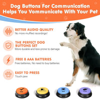 Dog Buttons for Communication, Talking Buttons for Dogs - 4 Pack - image 2