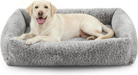 JOEJOY Cute Dog Bed Medium Size Dog - Grey / XL (42"x36"x9")