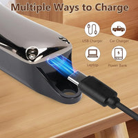 Horse Clippers, Professional Cordless Horse Trimmer Shaver, Low Noise Horse Grooming Clippers with LED Digital Display for Horse Grooming