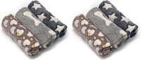 1 Pack 3 Puppy Blanket, Fleece Pet Small Dog Blanket for Puppy Cat, 40"x30" – Essentials for Dogs - Small(23"x15") (Pack of 2) / Multicolor