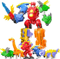 5-in-1 Dino Robot, STEM Building Toy with Triceratops for Kids 6+ – Fun for Kids & Family