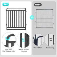 Thickened Dog Playpen Foldable Metal Yard Fence32/40inch Compact - image 3