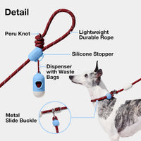 VETRESKA Hands-Free Dog Leash - Mist&Merlot Red - image 4