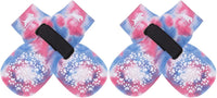 Anti Slip Dog Socks to Prevent Licking Paws - Small (4 Count) / Blue and Pink