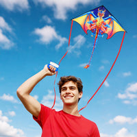 HONBO Large Delta Kite for Kids & Adults - Red Dragon - image 3