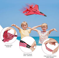Kimmol RC plane remote control airplane toy, Su-35 model in EPP foam with LED lights - view 5