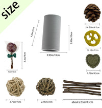 Plastic Hamster Tunnels, Small Animal Tubes - 【Grey】 / 【1 PCS】 - image 2