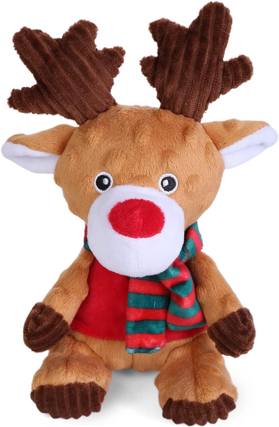 Blnboimrun Halloween Dog Toys for Aggressive Chewers - Brown Reindeer
