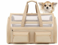 Cat Carrier Bag,Soft Sided Ventilated Pet Carrier for Small Dog Airline Approved Travel Puppy Carrier with Breathable Mesh, Foldable Portable for Outdoor Car