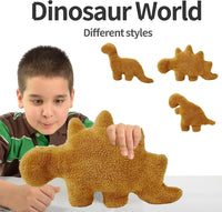 Isaacalyx Dino Nugget Pillow, Dinosaur Theme Party Decorations - Stegosaurus / Small - image 2