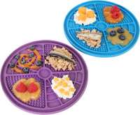 Hyper Pet IQ Treat Lick Mat for Dogs & Cats - Suction Lick Mat 2pk / Blue/Purple - image 2