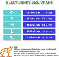 Dog Diapers Male, ACDOK Reusable Belly Bands for Male Dogs Wraps Upgrade Durable Delly Diapers - X-Small (Pack of 3) - image 2
