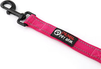 Dog Leash 6ft Long, Traffic Padded Two Handle, Heavy Duty - 6FT / Pink - image 4